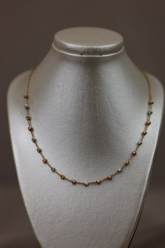 Collar de bolitas 3 colores #351