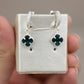 Aretes de florecita verde #372