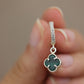 Aretes de florecita verde #372