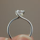 Anillo solitario 18k #373