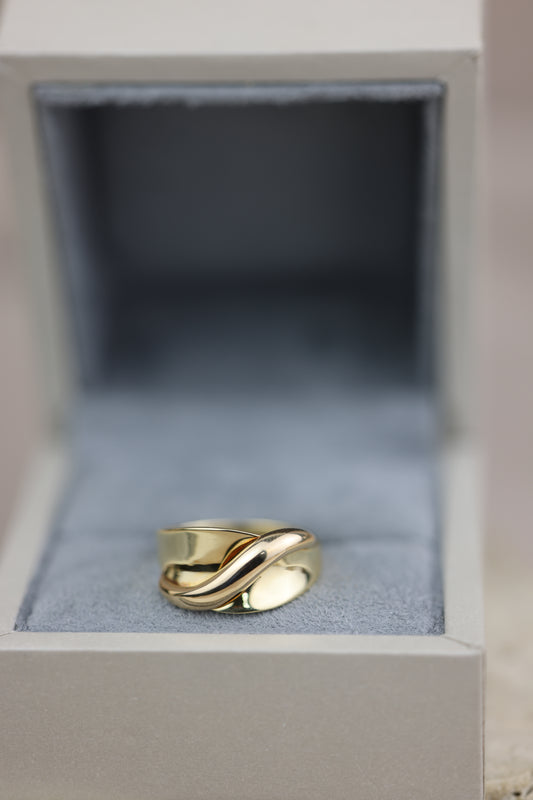 Anillo Brillo Infinito 18k #382