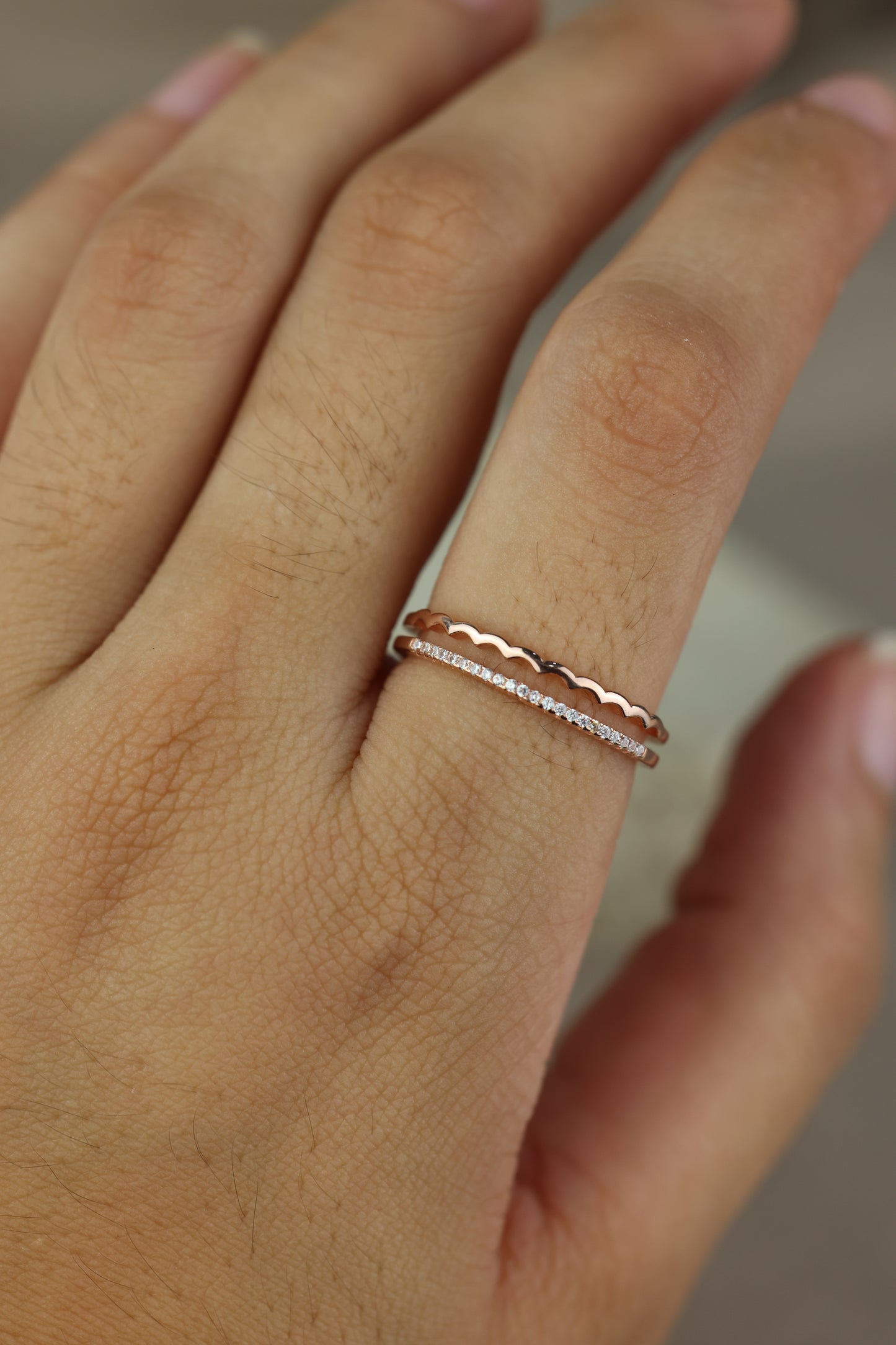 Anillo rose gold #187