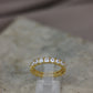 Infinity ring de circones blanco #199