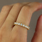 Infinity ring de circones blanco #199
