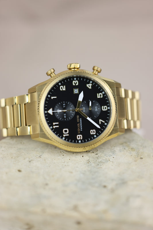 Reloj Mk dorado #407