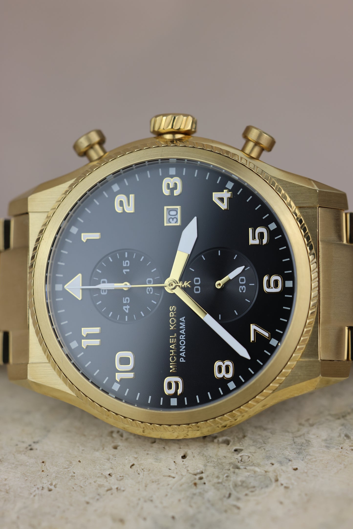 Reloj Mk dorado #407