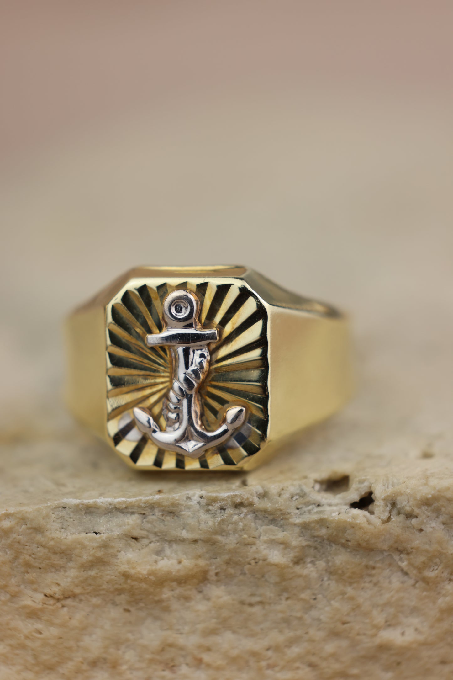 Anillo de ancla 10k #420