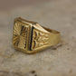 Anillo de caballero 10k #418