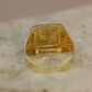 Anillo de caballero 10k #418