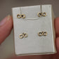 Aretes de bebe de infinito #439