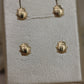Aretes de bebe de mariquita #443