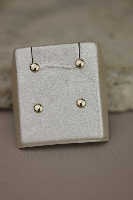 Aretes de bebe medio circulo #445