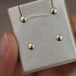 Aretes de bebe medio circulo #445