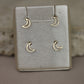 Aretes de bebe de media luna #440