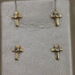 Aretes de bebe de crucezita #441