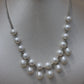 Collar de perlas con diamantes #50001