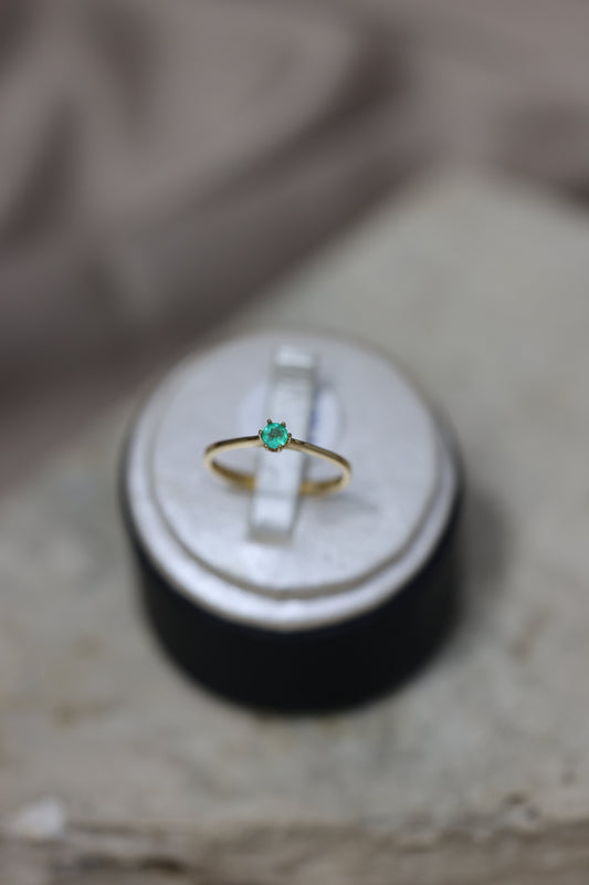 Emerald solitaire #A66