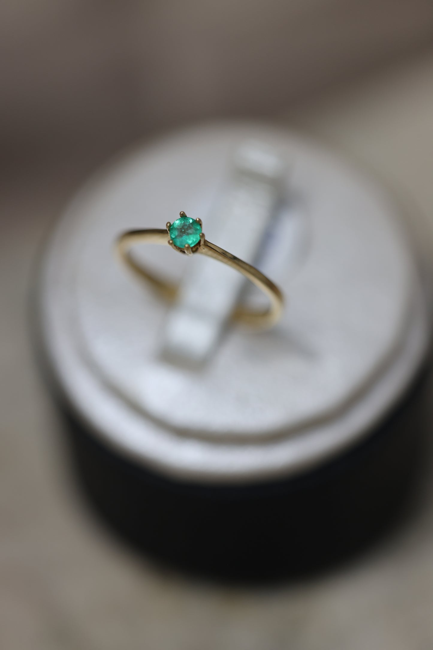Emerald solitaire #A66