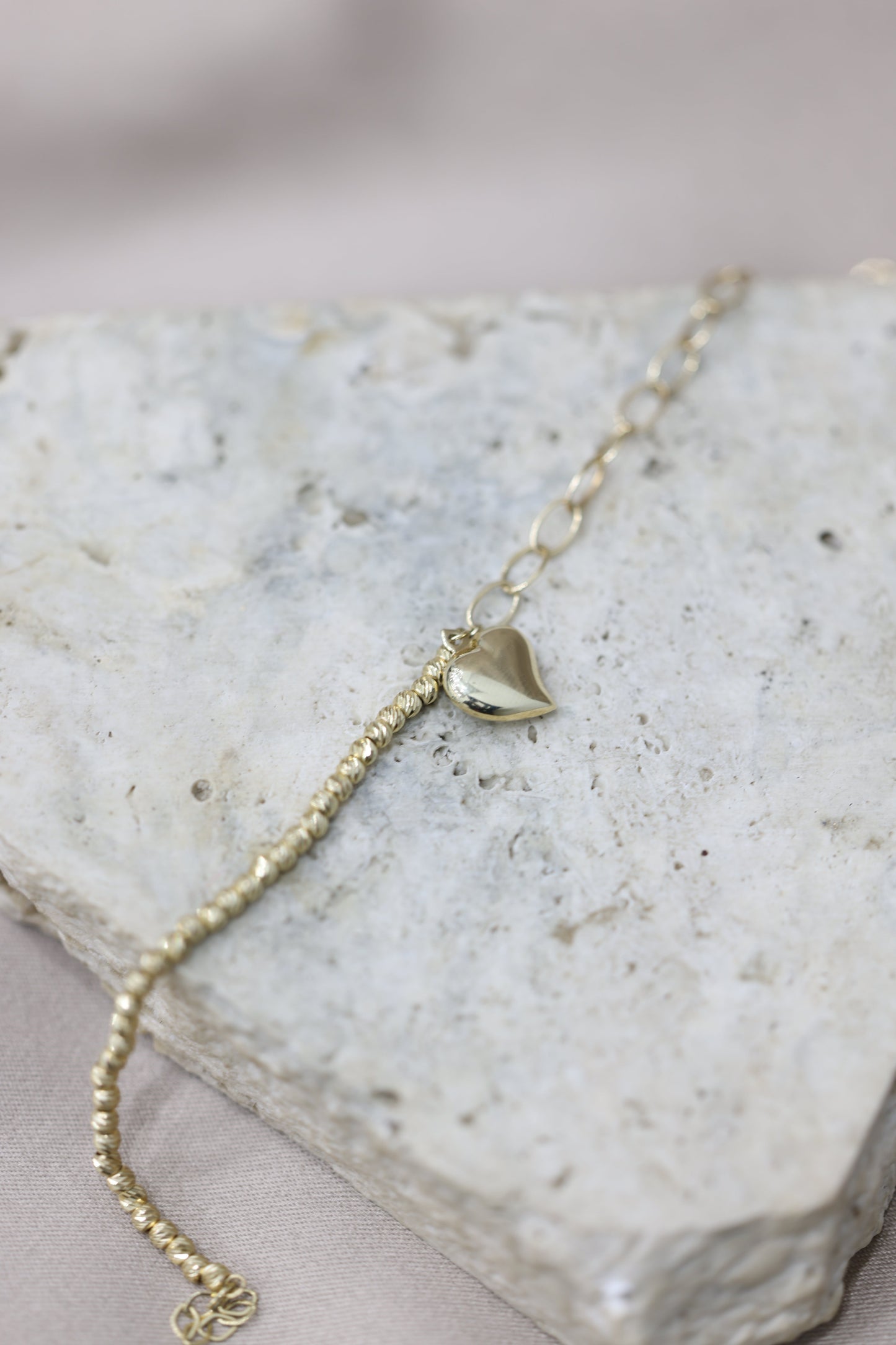Pulsera mitad bolitas #P1-24