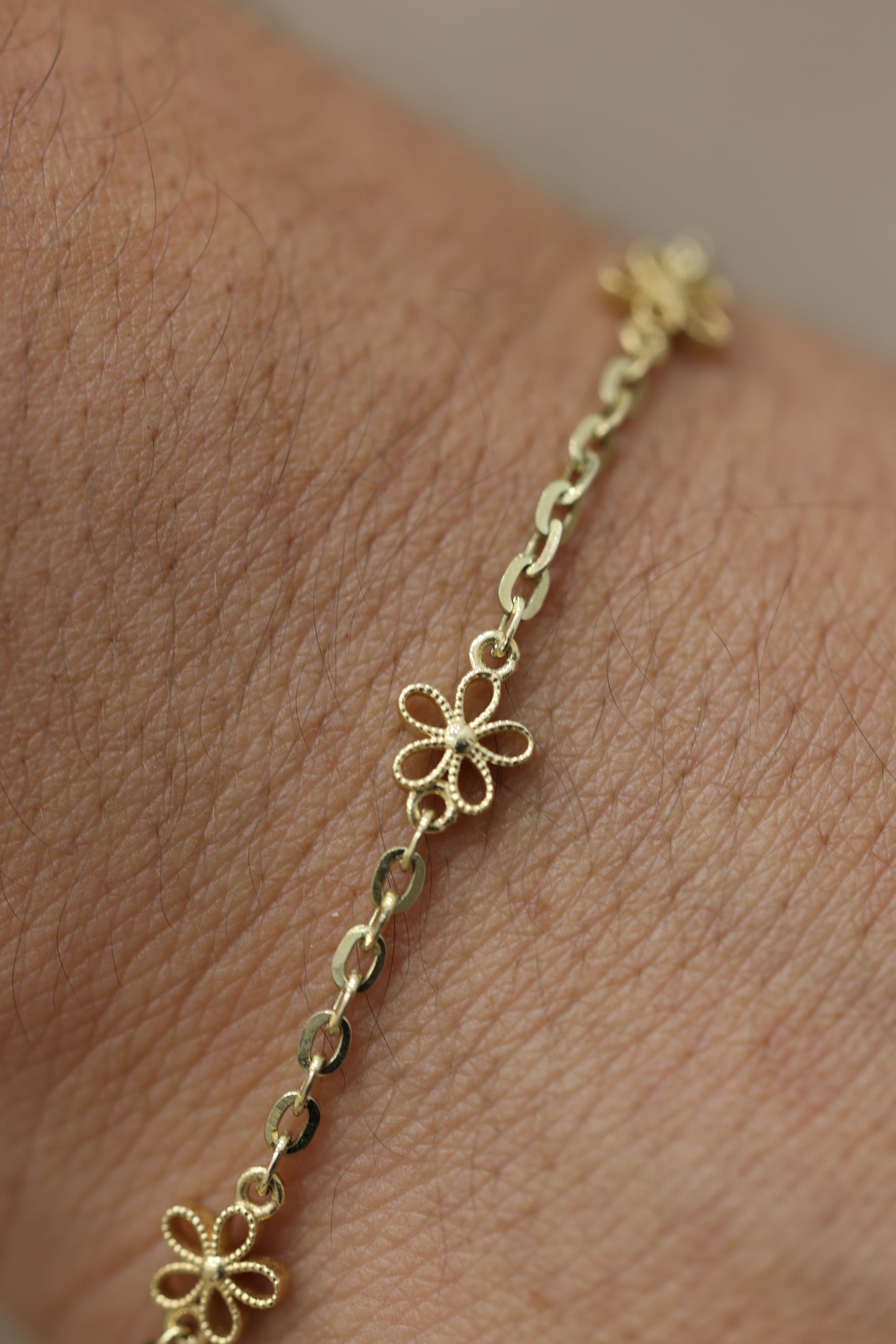 Pulsera 3 flores #P1-24