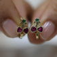 Aretes de cereza #C1