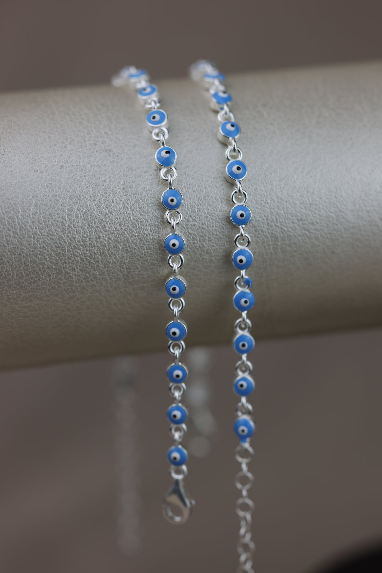 Pulsera de ojitos celeste #461