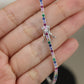 Pulsera tenis colorida #463