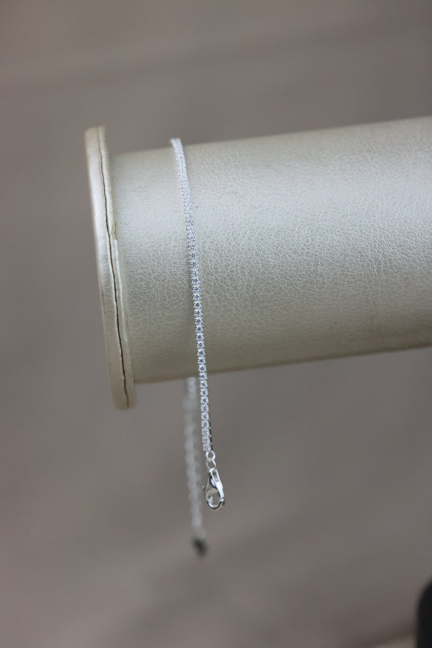 Pulsera tenis blanca #466