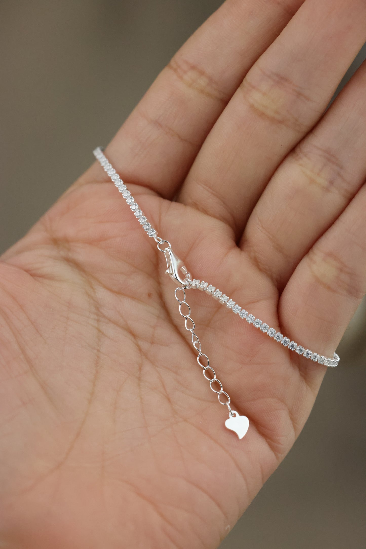 Pulsera tenis blanca #466