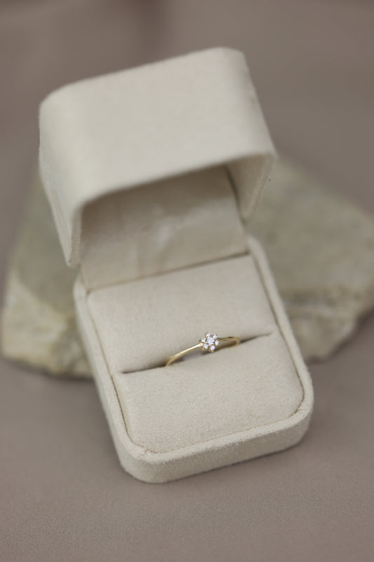 Anillo mini flor #P11