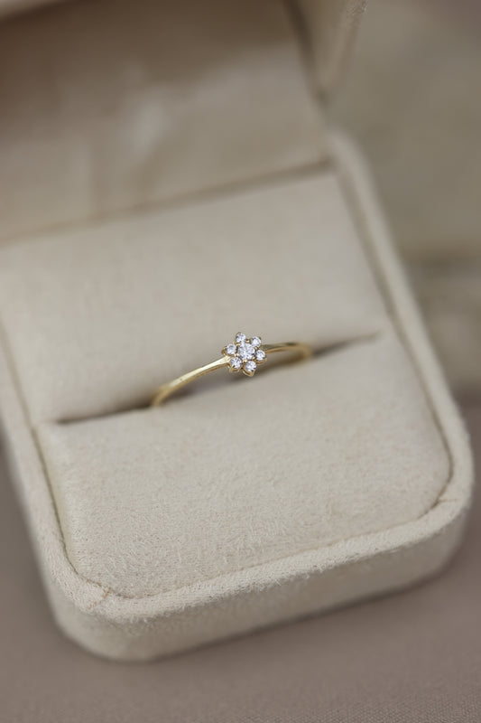 Anillo mini flor #P11