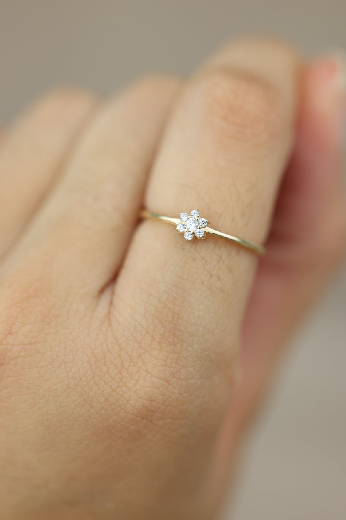 Anillo mini flor #P11