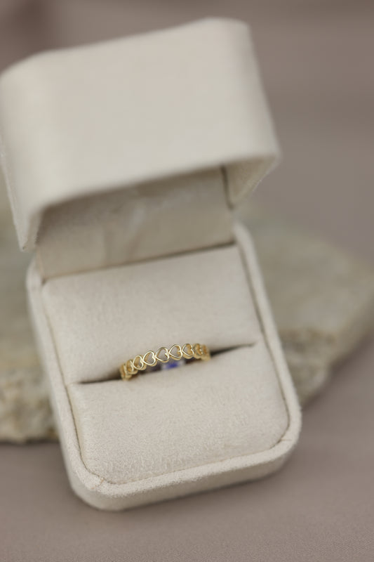 Anillo de corazones #P13