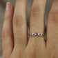 Diamond and ruby band