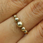 Anillo con bolitas #550