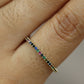 Colorful infinity ring #548