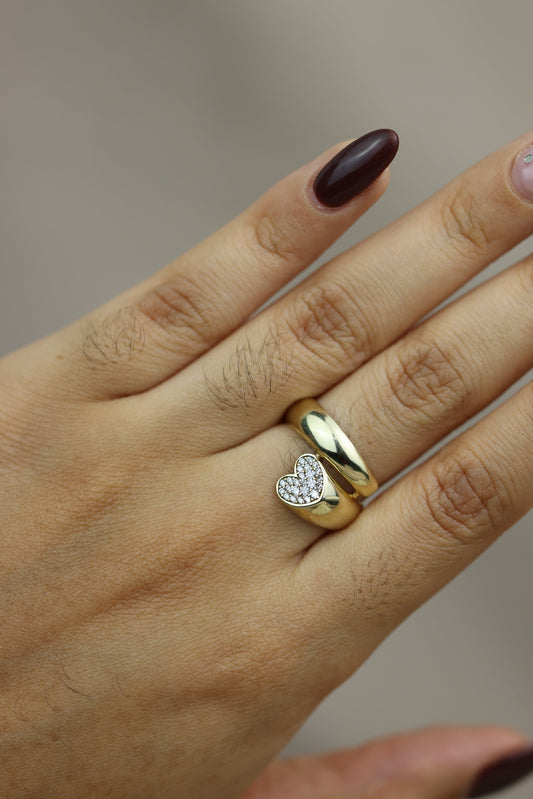 Anillo de corazón #554