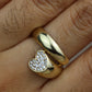 Anillo de corazón #554