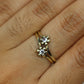 Anillo doble flor #558