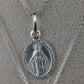 Medalla de la Milagrosa con cadena tejido mini rolo #222|#223|#224
