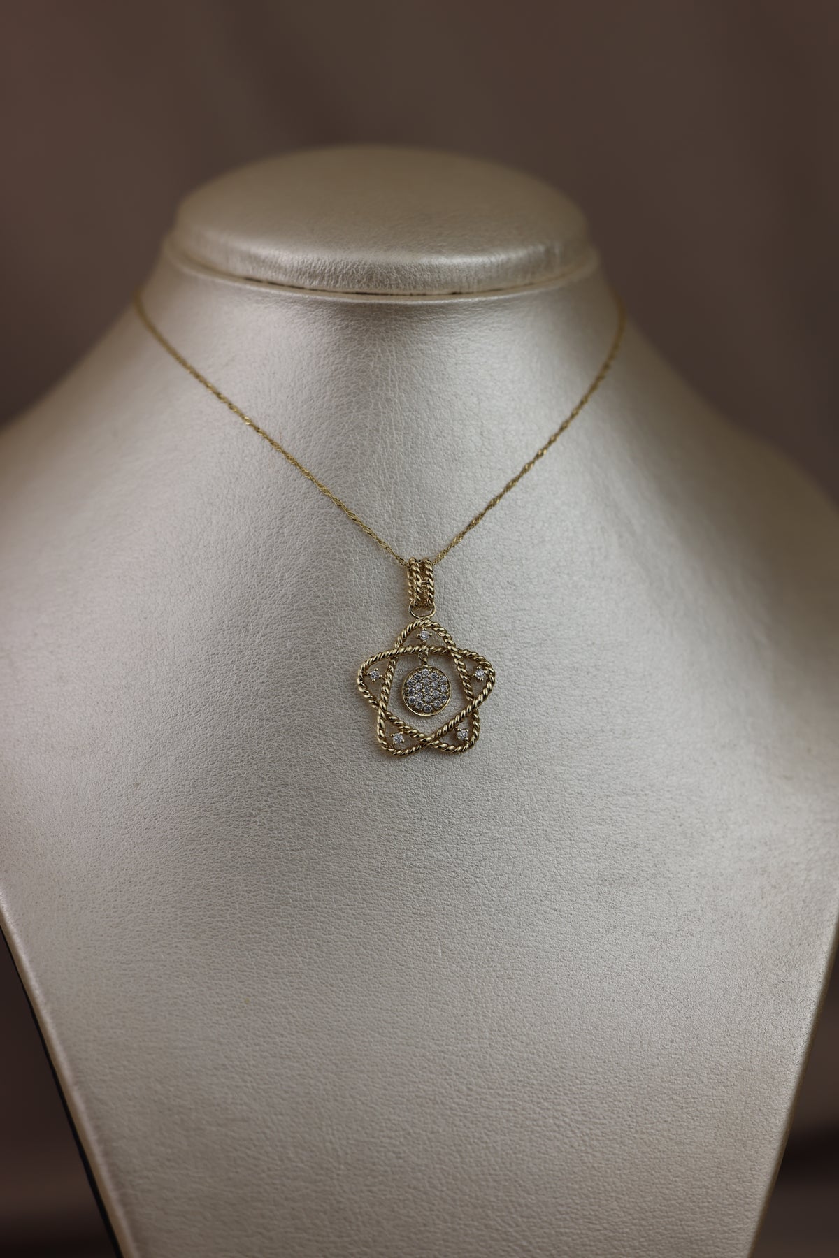 Diamond-studded star