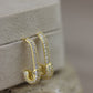 Aretes con forma de broche #178