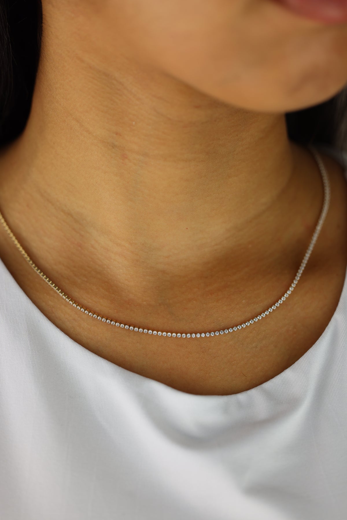 Tennis necklace #609