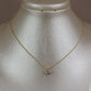 Solitaire pendant necklace #612