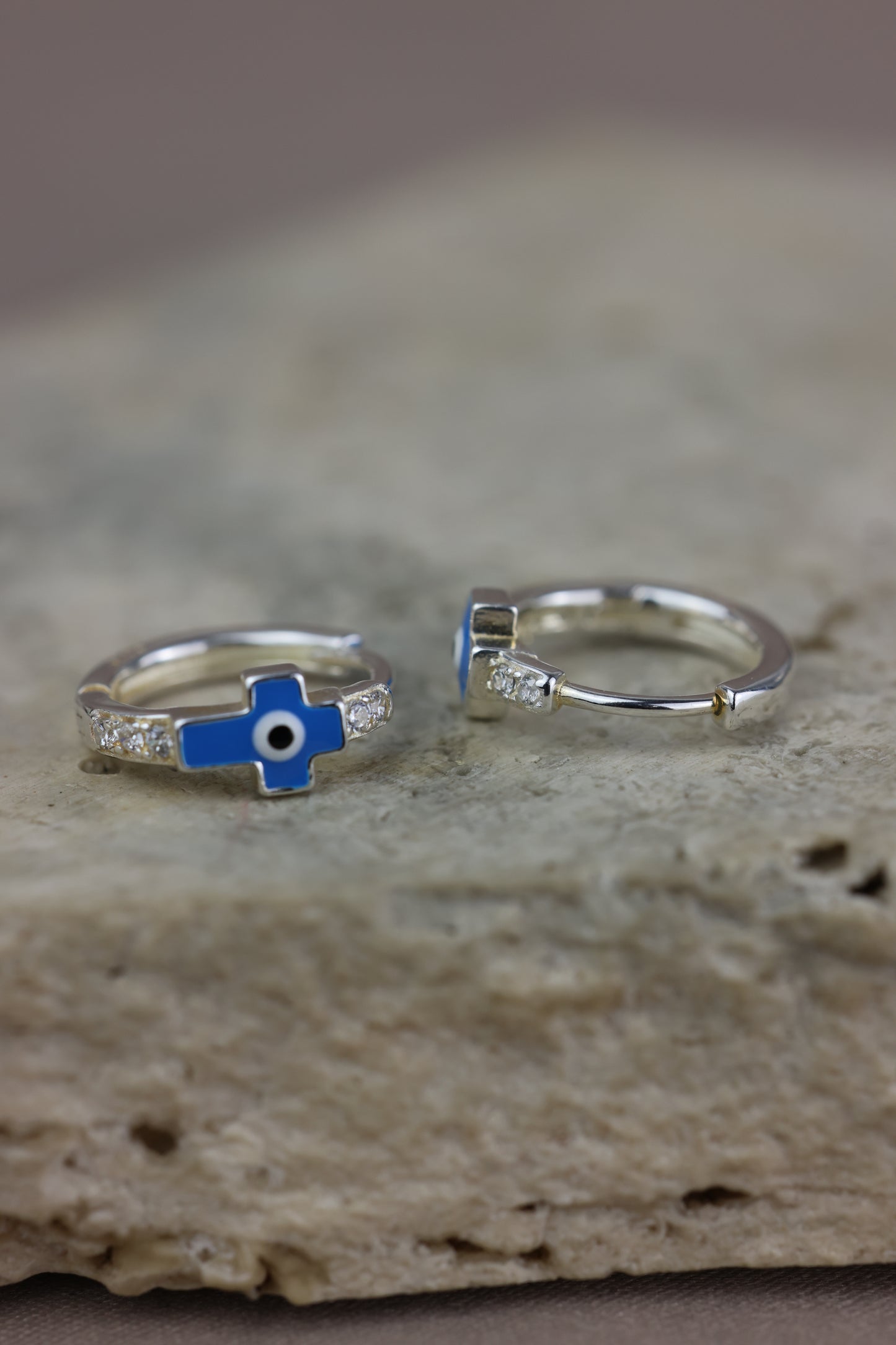 Argollas con cruz #181