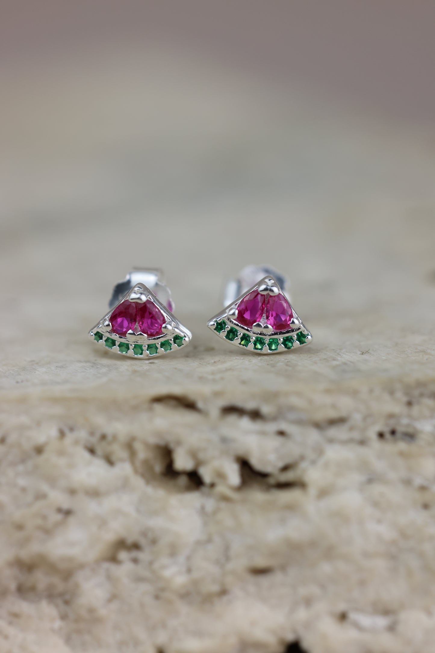 Mini sandias earrings #184