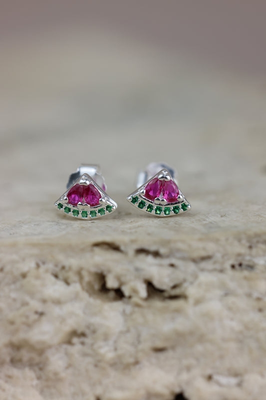 Mini sandias earrings #184