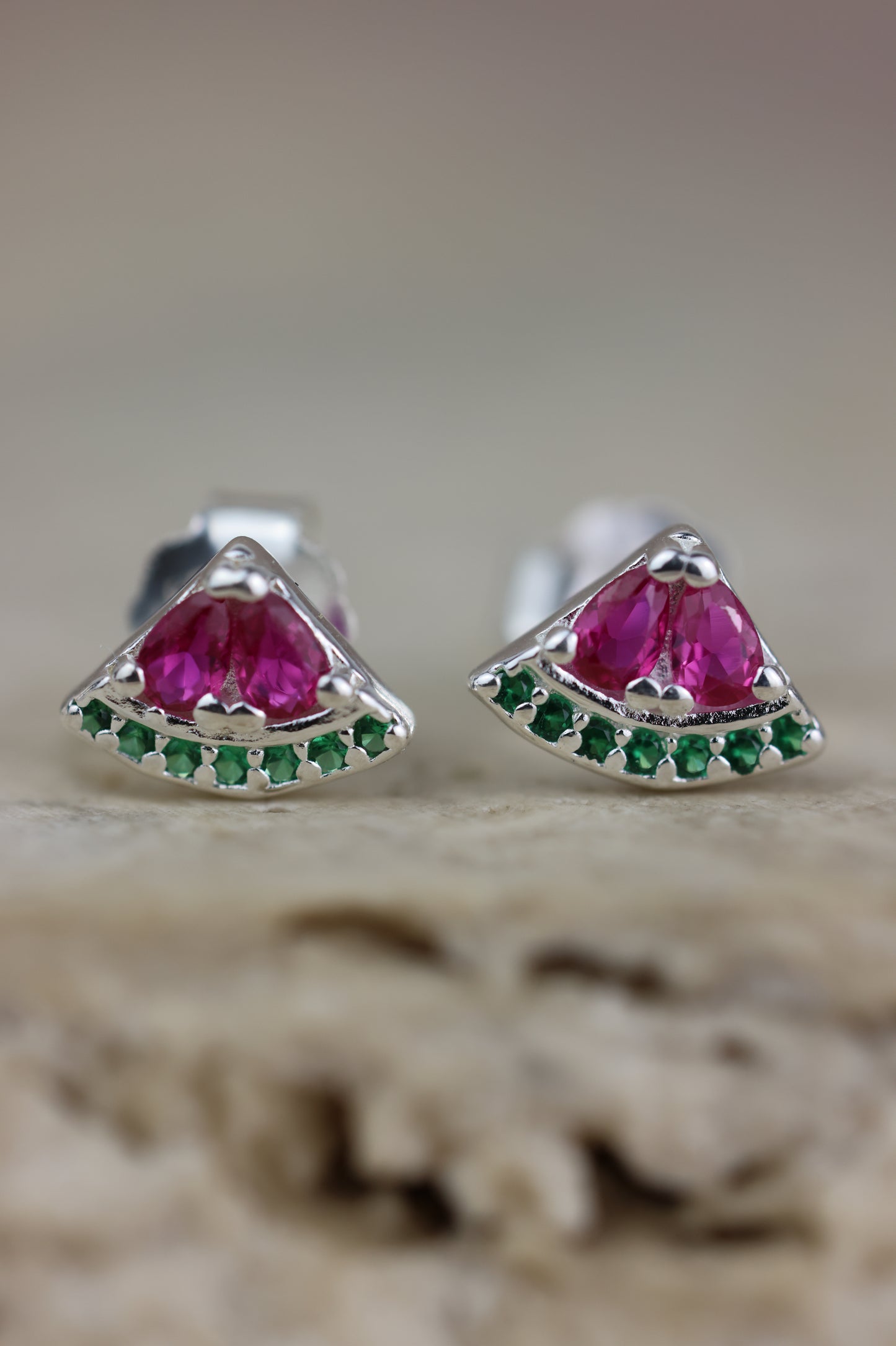 Mini sandias earrings #184