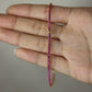 fuchsia tennis bracelet #614