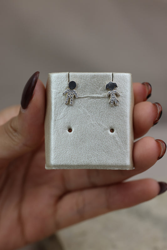 Aretes de niño y niña #570